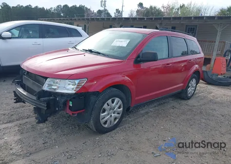 2018 Dodge Journey Se from USA, damaged, VIN 3C4PDCAB0JT208761